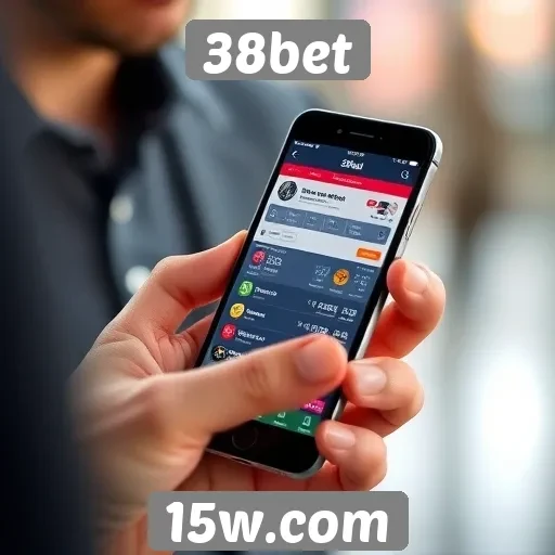 Funcionamento da plataforma móvel do site 38bet